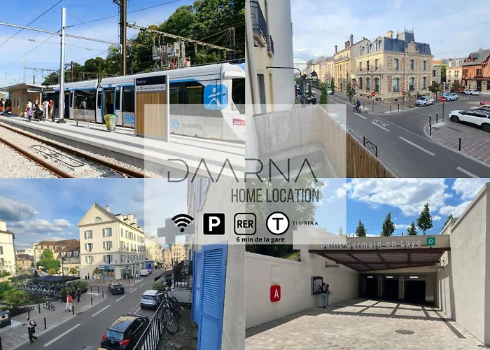 Centre - Rer A - Proche Paris & Versailles Apartment Saint-Germain-en-Laye